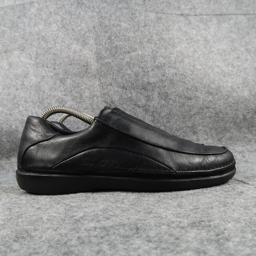 Rockport Shoes Women 9 Slip On Dress Loafer Leather Black Comfort Stretch Career